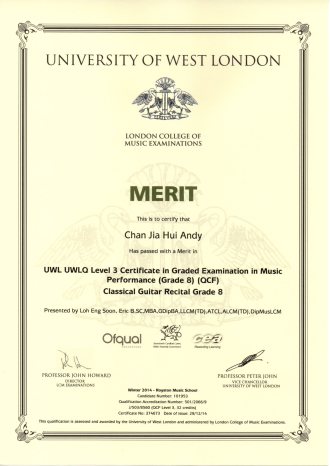 Chan Jia Hui Andy Guitar Grade 8