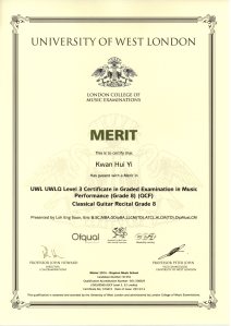 Kwan Hui Yi Guitar Grade 8