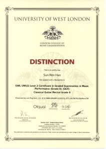 Sun Ren Han Summer 2015 Grade 8